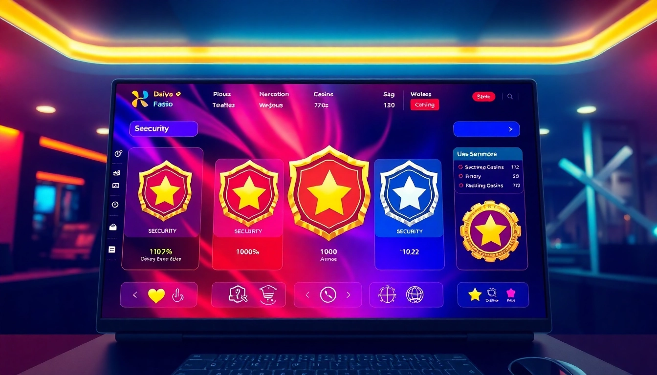 Highlighting UU88 COM's trusted online casino platform with secure gameplay and vibrant design elements for user trust and engagement.