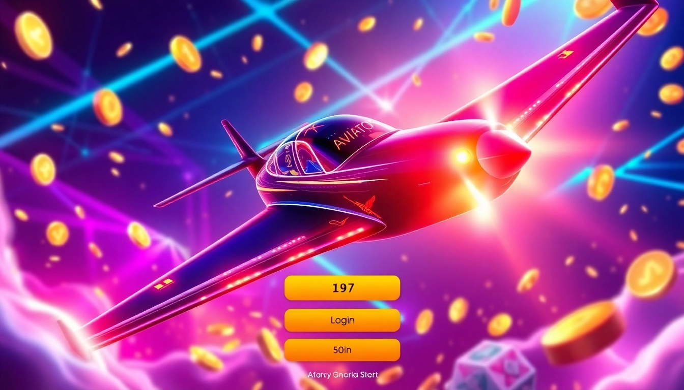 Aviator Game Login interface on a modern gaming platform with a pilot plane, emphasizing fast access and exciting gameplay in India.