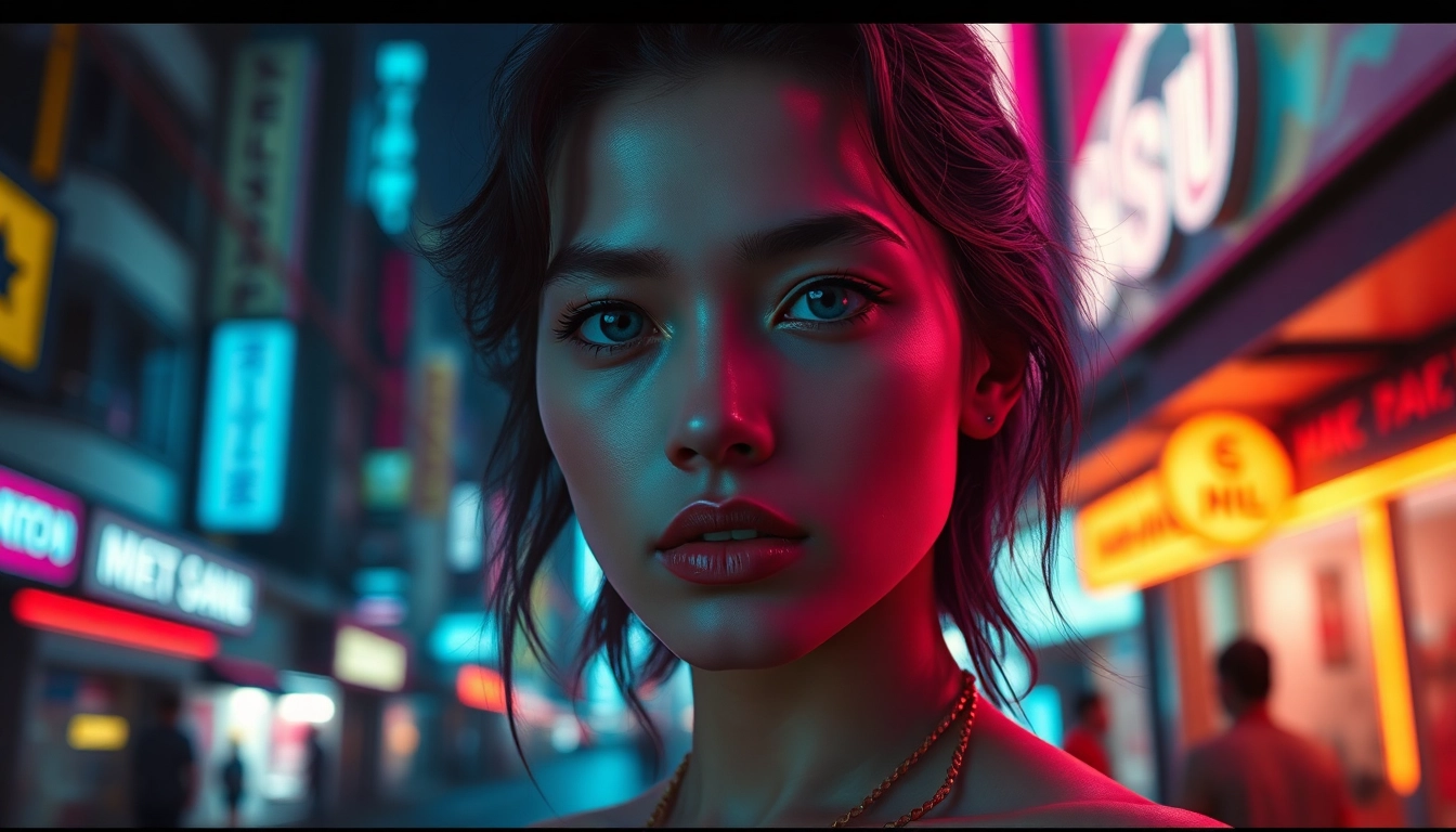 Vivid scene created with NSFW AI Image Generator: moody lighting, detailed skin texture, character