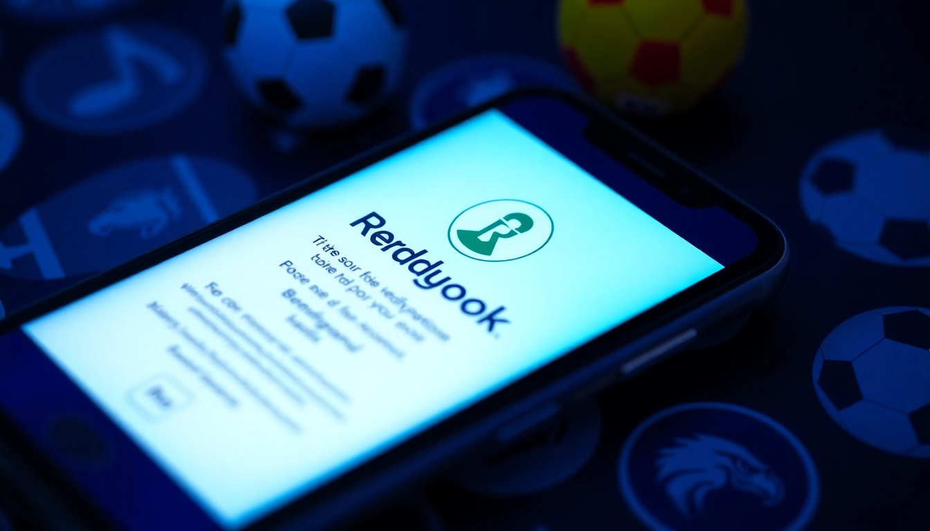 Reddybook ID verification process on mobile device emphasizing secure online sports betting registration.